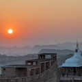 Sunset over Mehrangarh Fort