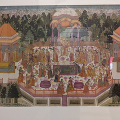 Celebration in a Mughal garden