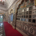 Ornate mirrored hallwa