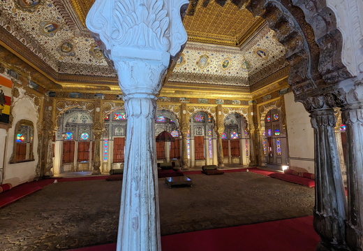 Ornate, colorful, historical interior