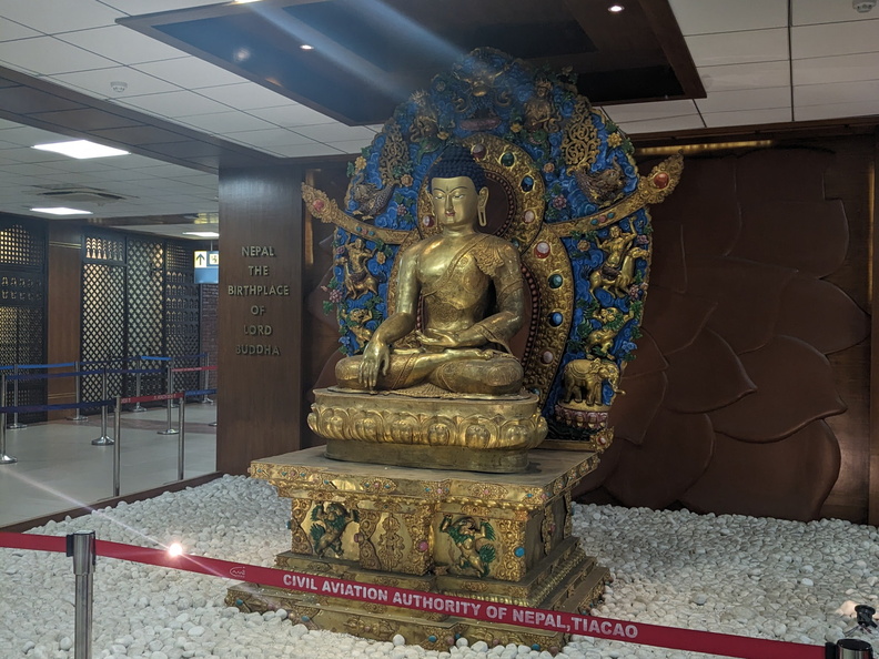 Lord Buddha Statue | Kathmandu Airport | #Nepal