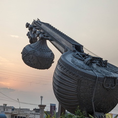Large Veena sculpture
